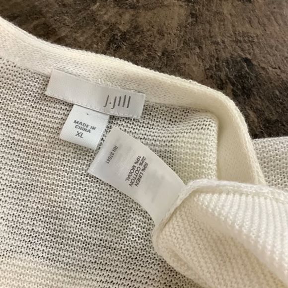 J.Jill Linen blend cardigan XL - Picture 2 of 4